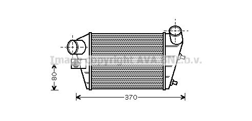 AVA QUALITY COOLING Интеркулер AL4086